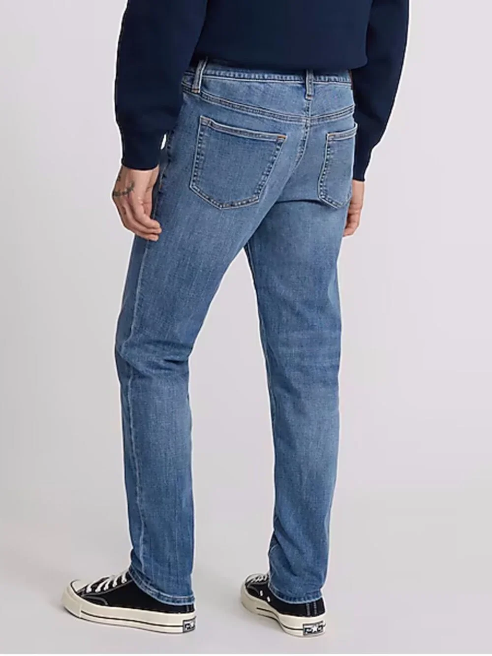 NWT New Express Slim Medium Wash Hyper Stretch Jeans Size 38 x 32